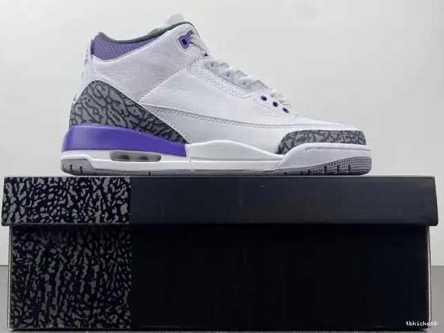 Cheap TBkick 3 'Dark Jordan Retro Iris' CT8532-105 Air 0608